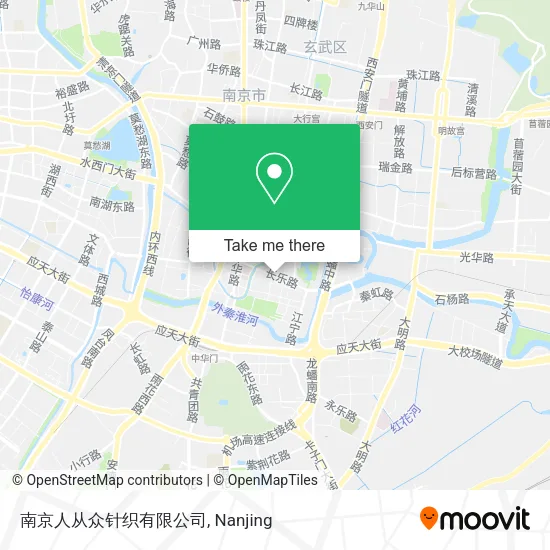 南京人从众针织有限公司 map