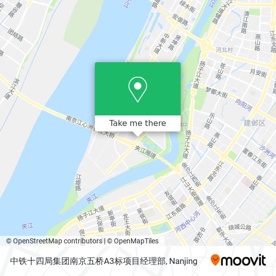 中铁十四局集团南京五桥A3标项目经理部 map