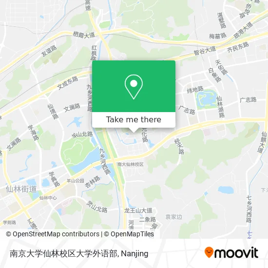 南京大学仙林校区大学外语部 map