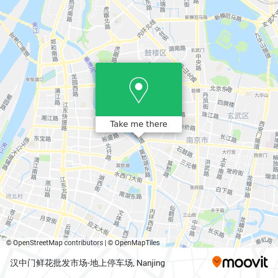 汉中门鲜花批发市场-地上停车场 map