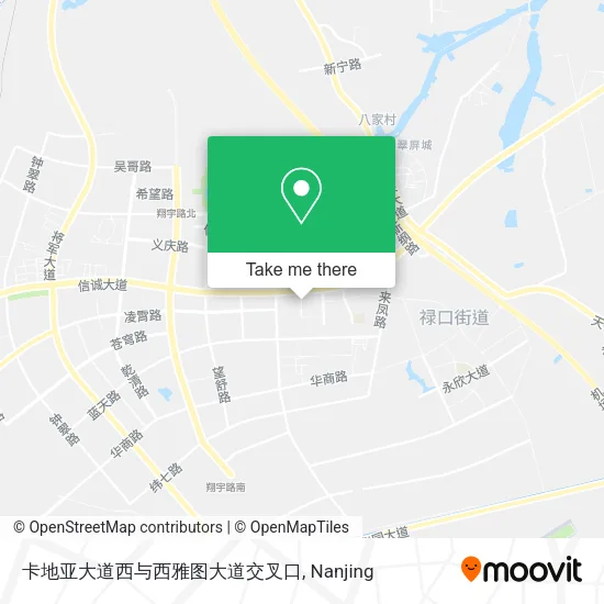 卡地亚大道西与西雅图大道交叉口 map