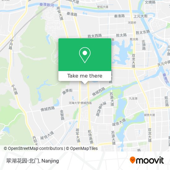 翠湖花园-北门 map