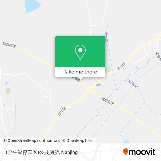(金牛湖停车区)公共厕所 map