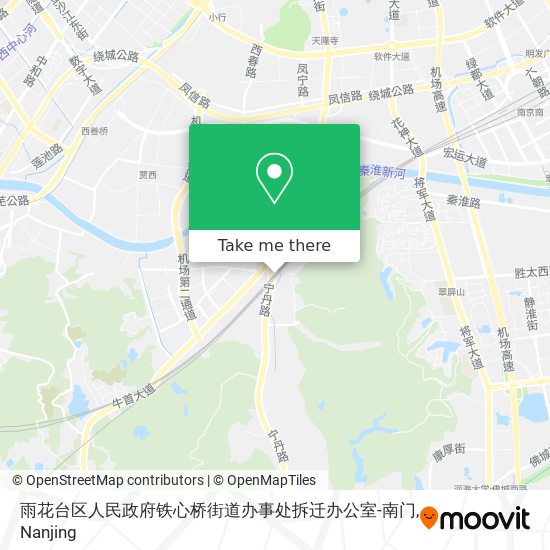 雨花台区人民政府铁心桥街道办事处拆迁办公室-南门 map
