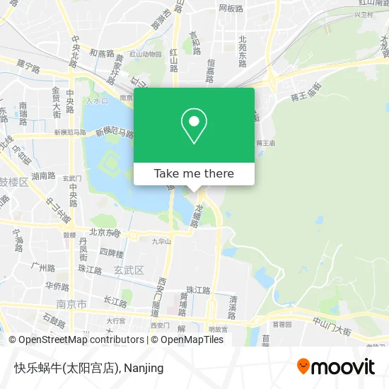 快乐蜗牛(太阳宫店) map