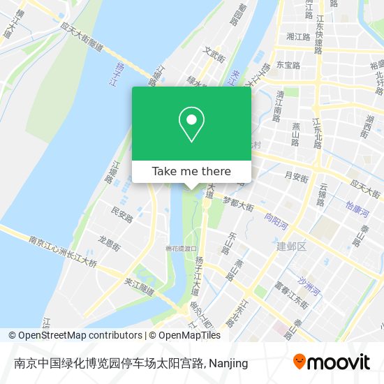 南京中国绿化博览园停车场太阳宫路 map