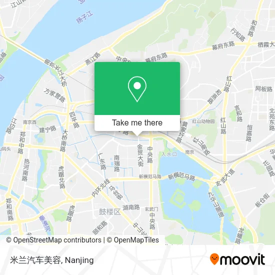 米兰汽车美容 map