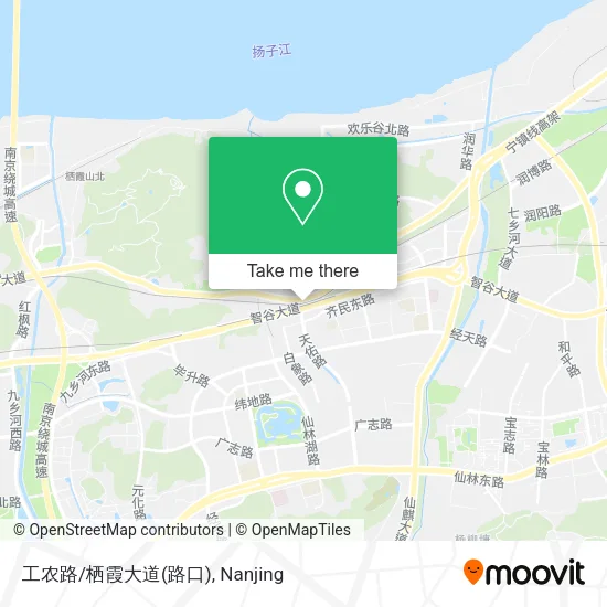 工农路/栖霞大道(路口) map