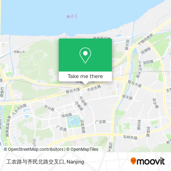 工农路与齐民北路交叉口 map