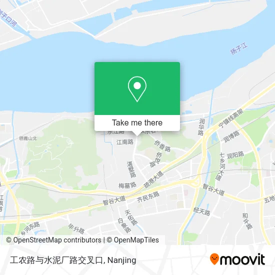 工农路与水泥厂路交叉口 map