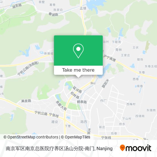 南京军区南京总医院疗养区汤山分院-南门 map