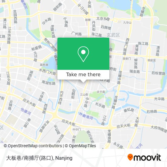 大板巷/南捕厅(路口) map