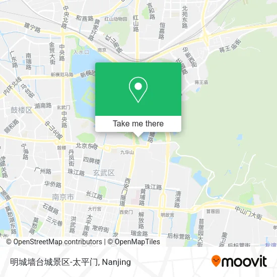 明城墙台城景区-太平门 map