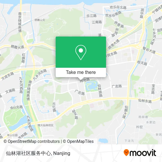 仙林湖社区服务中心 map