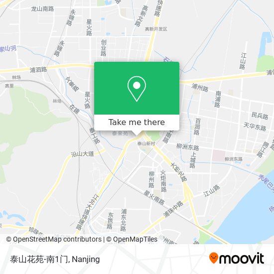 泰山花苑-南1门 map