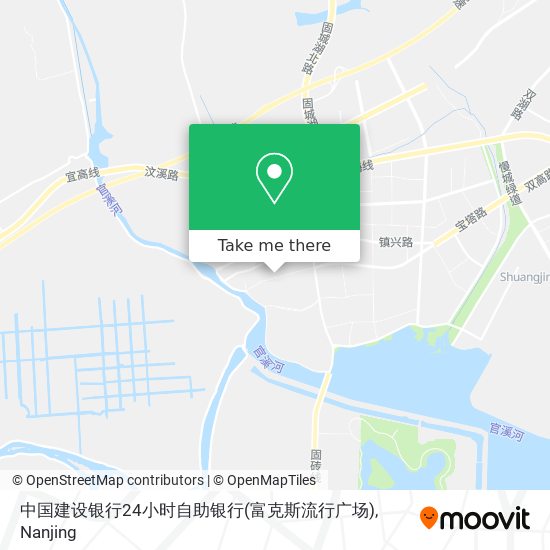 中国建设银行24小时自助银行(富克斯流行广场) map