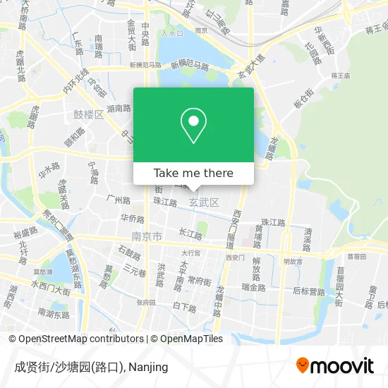 成贤街/沙塘园(路口) map