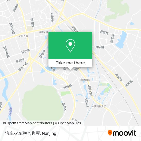 汽车火车联合售票 map