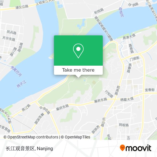 长江观音景区 map