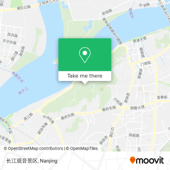 长江观音景区 map
