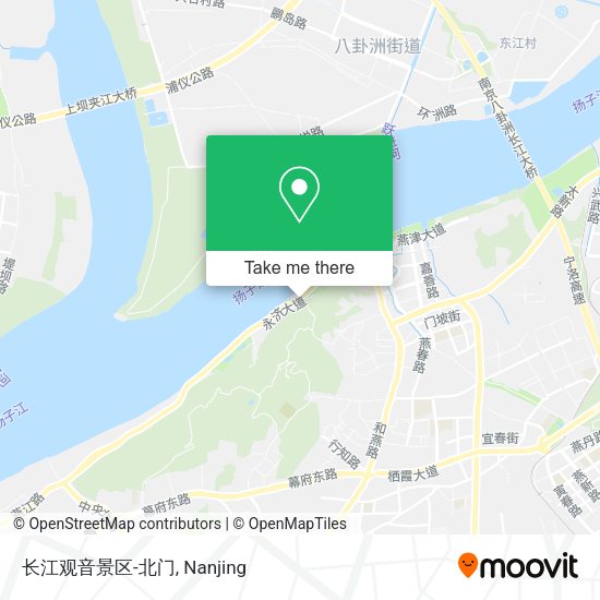 长江观音景区-北门 map