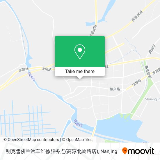 别克雪佛兰汽车维修服务点(高淳北岭路店) map