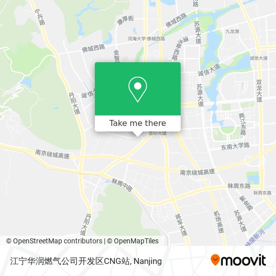 江宁华润燃气公司开发区CNG站 map