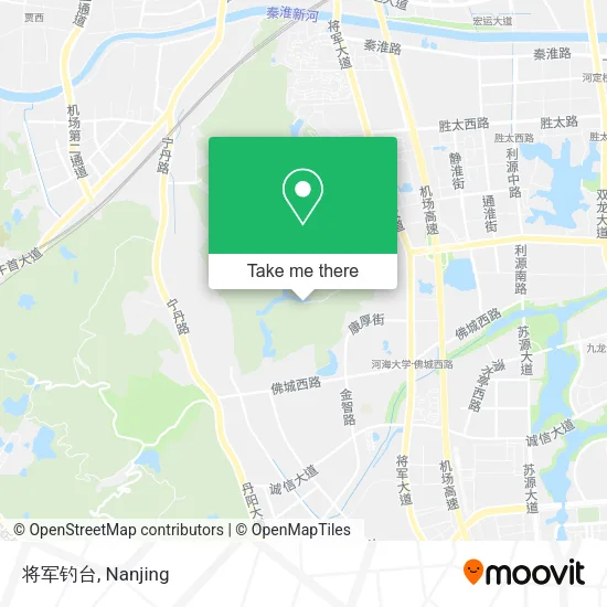 将军钓台 map