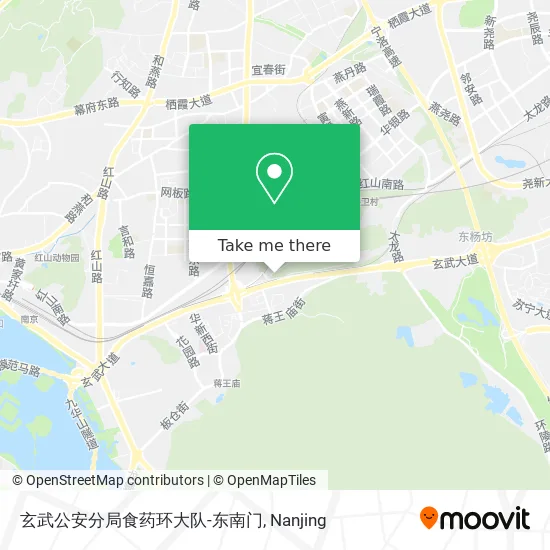 玄武公安分局食药环大队-东南门 map