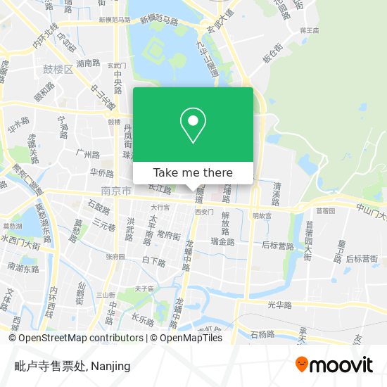 毗卢寺售票处 map