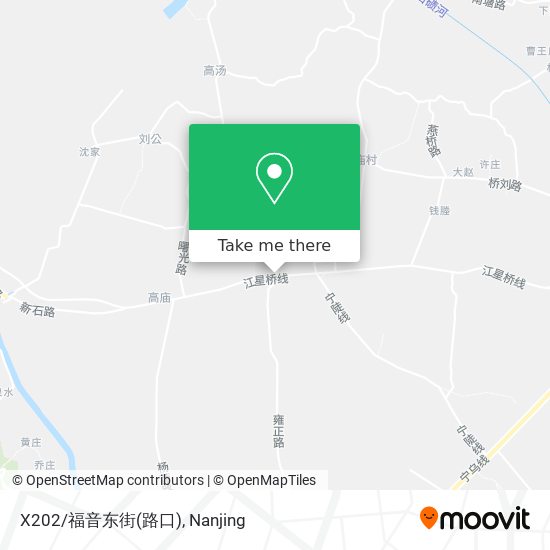 X202/福音东街(路口) map