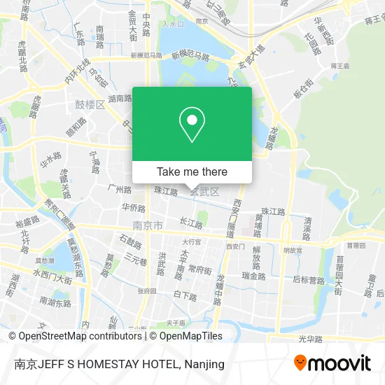 南京JEFF S HOMESTAY HOTEL map