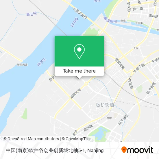 中国(南京)软件谷创业创新城北柚5-1 map