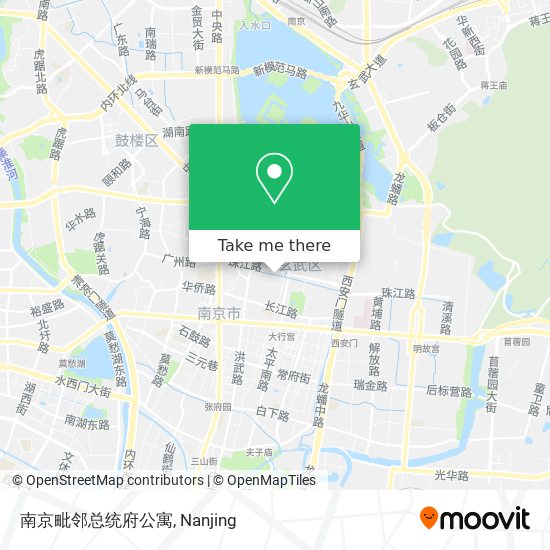 南京毗邻总统府公寓 map