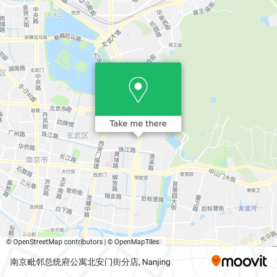 南京毗邻总统府公寓北安门街分店 map