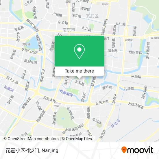 琵琶小区-北2门 map