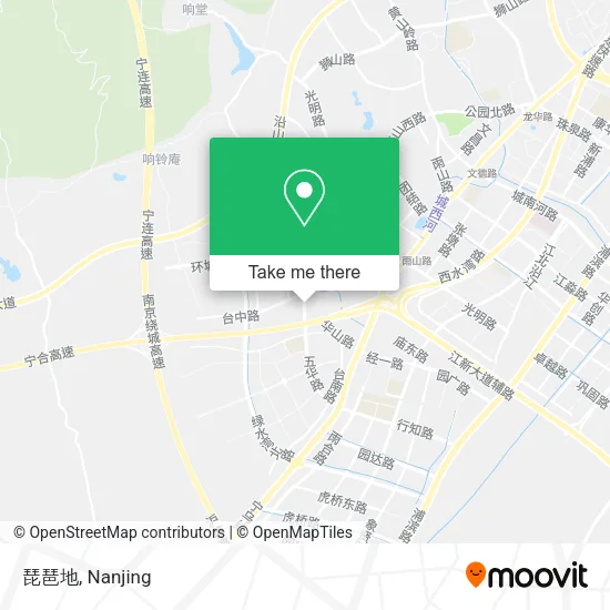 琵琶地 map