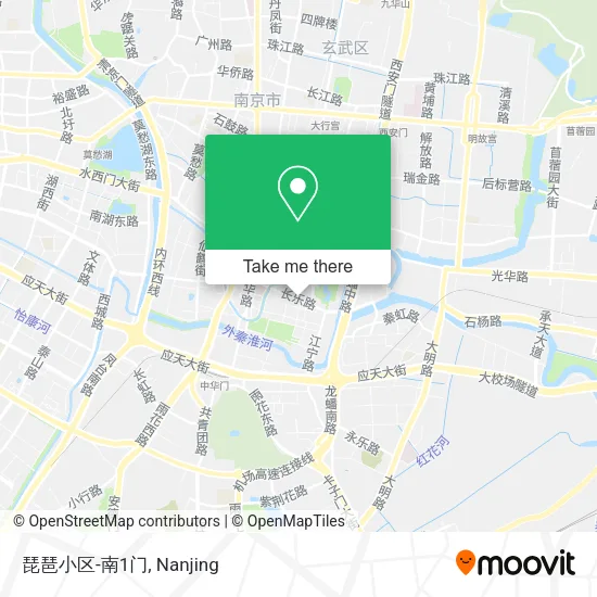 琵琶小区-南1门 map