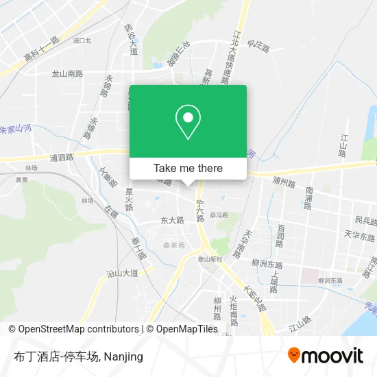 布丁酒店-停车场 map