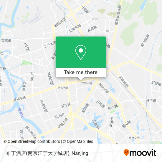 布丁酒店(南京江宁大学城店) map
