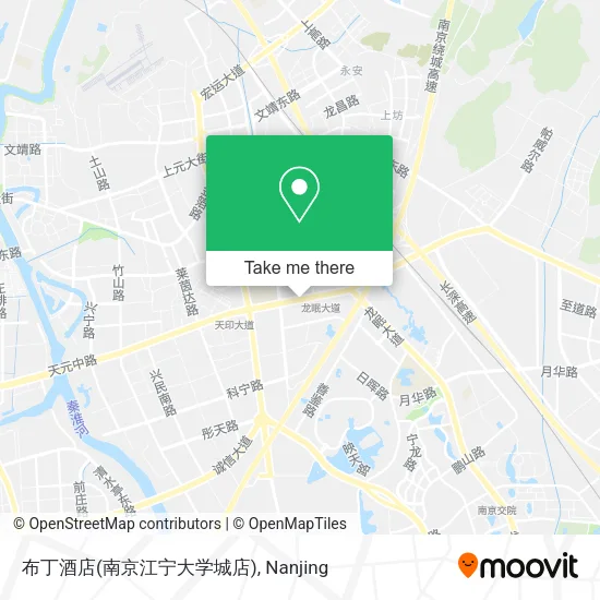 布丁酒店(南京江宁大学城店) map