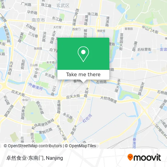 卓然食业-东南门 map