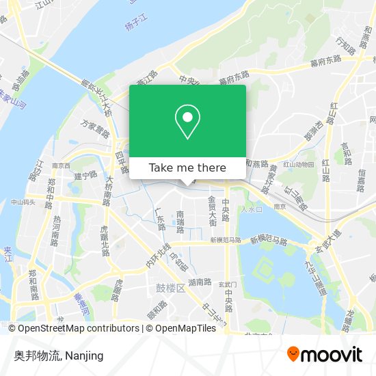 奥邦物流 map