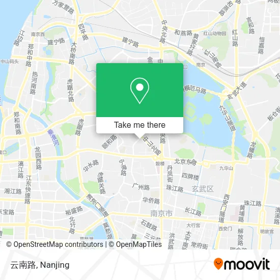 云南路 map