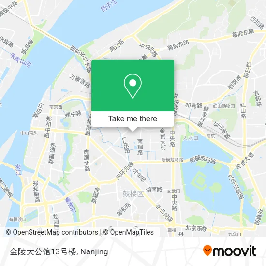 金陵大公馆13号楼 map