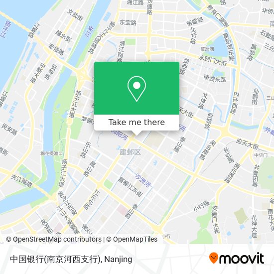 中国银行(南京河西支行) map
