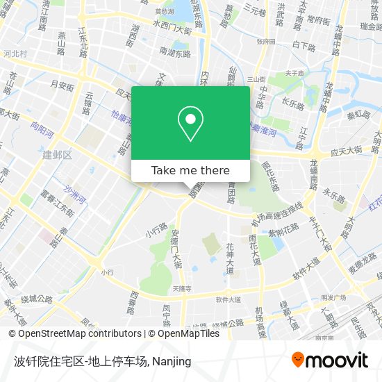 波钎院住宅区-地上停车场 map
