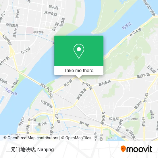 上元门地铁站 map