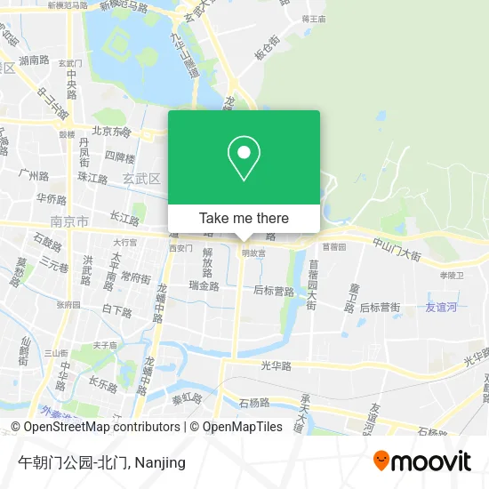 午朝门公园-北门 map