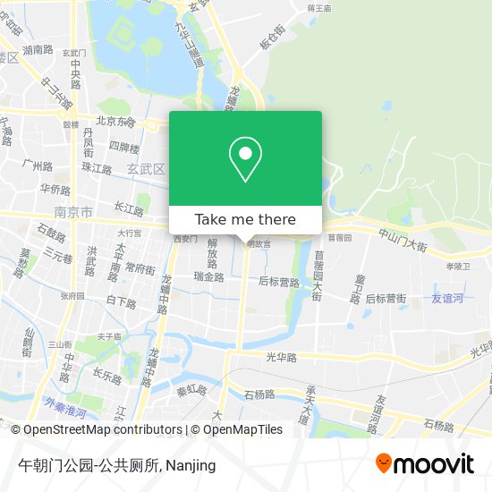 午朝门公园-公共厕所 map